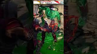 Kratos vs. Triple False God: Epic Battle in Icy Arena! #shorts