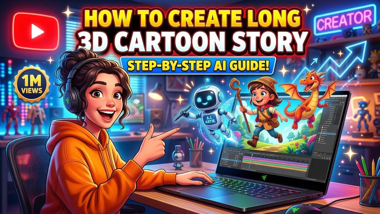 3D Cartoon Animation Tutorial Everyone's Using Right Now - YouTube