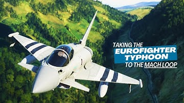Supersonic through the Mach Loop in the Typhoon | Flight Simulator 2020 | Cinematic Gameplay