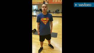 Autism Teenage Individual Performing mixed Workouts with MMA Karate moves.Part.1. Miami,Fl,USA.