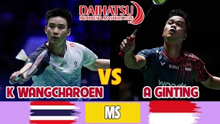 Kantaphon Wangcharoen tha Vs Anthony Sinisuka Ginting ina Ms Daihatsu Indonesia Masters 2026