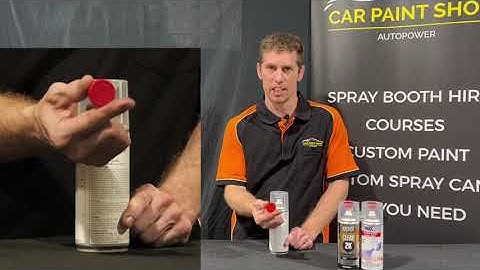 How to Activate 2K Spray Cans
