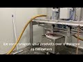 Vacuum transport of chicken carcasses