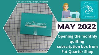 Sew Sampler Box from Fat Quarter Shop for May 2022. Tula Pink!!!