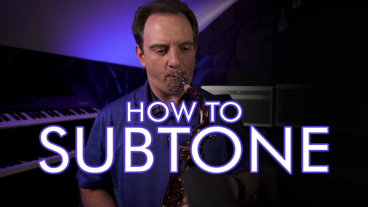 How to produce a subtone on saxophone