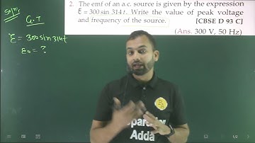 Pfp--2 Alternate current (AC) numericals from SL arora 12th cbse and isc based on peak,instantaneous