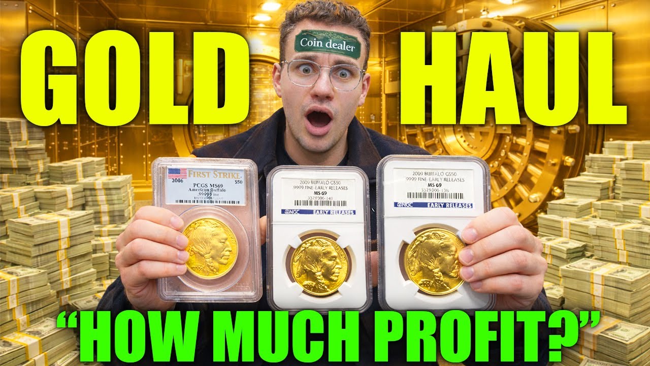 GOLD COIN SHOW HAUL MAYHEM! (COST & PROFIT)