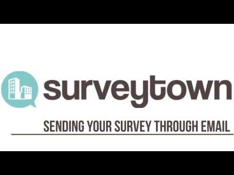 Sending Your Survey Through Email
