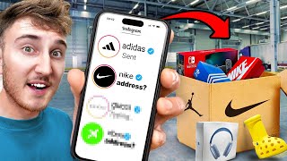 DM'ing 100 Brands To See What I Can Get For FREE!