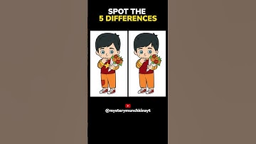 Spot the 5 Differences  #challenge #dop2 #mindbendingquiz #solve #braingames#mindset #mystery