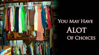 Don't dump, donate old clothes.