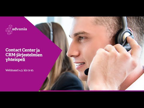 Webinaaritallenne: CRM:n ja Contact Centerin yhteispeli