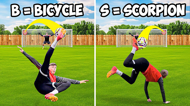 Scoring 1 INSANE Goal for Every Letter