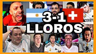 🤣🔥THE BEST TEARS FROM REAL MADRID FANS HATING ON MESSI DURING ARGENTINA 3 SWITZERLAND 1 (AGONIZIN...