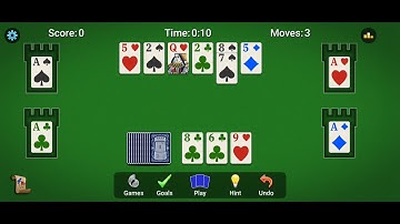 Castle Solitaire (-by MobilityWare) - free offline classic card game for Android and iOS - gameplay.