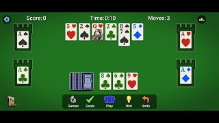 Castle Solitaire (by MobilityWare) - free offline classic card game for Android and iOS - gameplay. screenshot 3