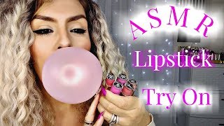 Asmr Up Close Whisper Lipstick Application Chewing Gum