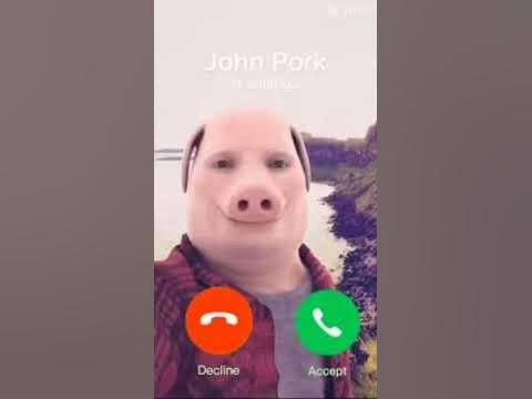 John Pork is calling #meme - YouTube