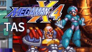 Mega Man X4 "X, low%" TAS by HappyLee - part 5 (End) [Boss fights]