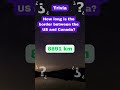 US Canadian Border #dailytrivia #dailytriviatoday #trivia #distance