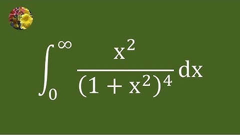 3rd method to evaluate the improper integral using Beta/Gamma functions (Mis-2798AA)