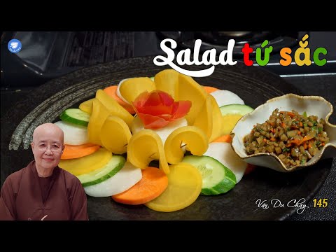 Salad Tứ Sắc đơn giản đẹp mắt theo phong cách Nhật Bản | Vân Du Chay 145