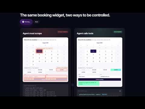 Watch Agentic booking with and without WebMCP on YouTube