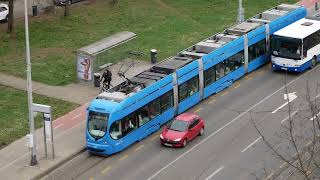 Tramwaje w Zagrzebiu - marzec 2024 / Trams in Zagreb - March 2024