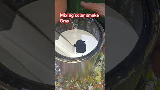 smoke Gray #housepaint #colourcombination #mixingcolor #kamixing #diymixingpaint  #shortvideo