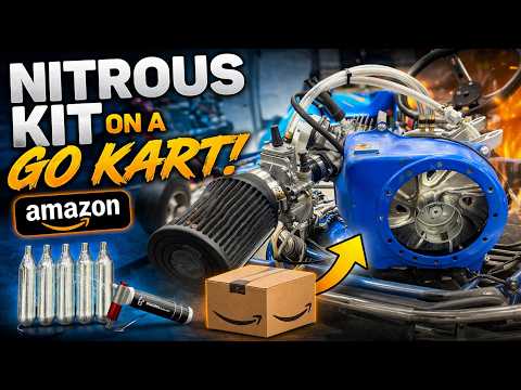 We Put Nitrous On A Mini Bike & Dynoed It!!!