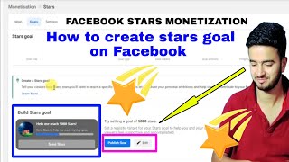 Facebook Stars How To Set Stars Goal On Facebook Facebook Monetization Enable Facebook Stars