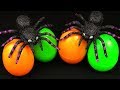 Spiders Attack Surprise Egg Kinder Toys Halloween October Surprise Egg Colors