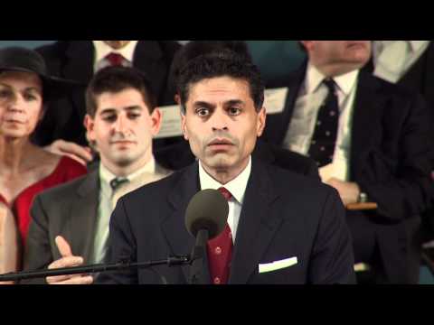 Fareed Zakaria Commencement Speech || Harvard University Commencement 2012 thumbnail