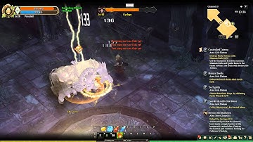 Tree of Savior Lv28 Krivis VS Lv42 Cyclops Boss +Bug