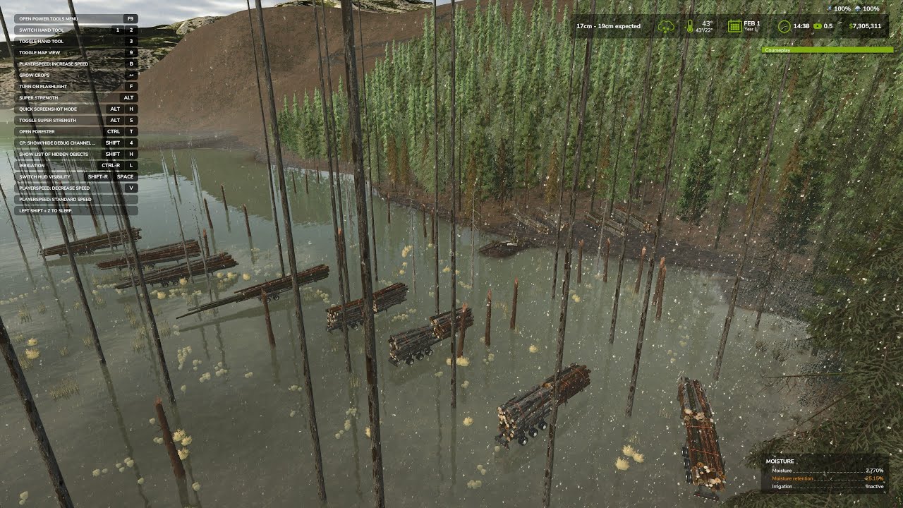 FS25 Swamp Logging on Mr. TBones map with FDR Mods - YouTube