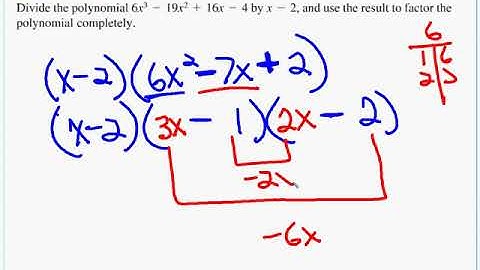 2-3 Polynomial and Synthetic Division day 1