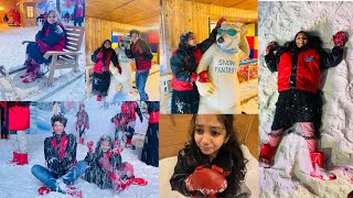 #minsha ശ്വാസം മുട്ടി  first time 10 degree  #ice #തണുപ്പ്‌ #minshasworld