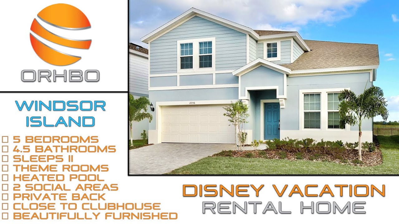 8 Bed Pool Home in Windsor Island Resort Orlando. Disney Vacation Home Rental by Owner. YouTube