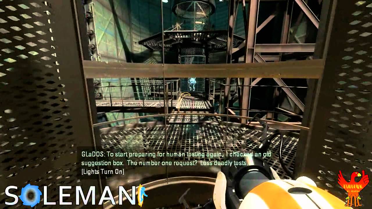 Let's Play Portal 2 Co-Op: Part 8 - Into the Depths - YouTube