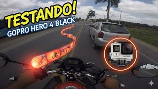 COMPREI UMA GOPRO HERO 4 BLACK E FOMOS TESTA ELA!!! (Gopro hero 4 black em 2025)