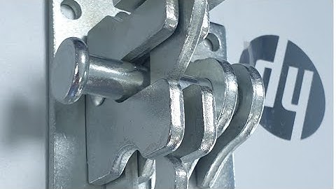 Bộ chốt cửa tự động , tự đóng phiên bản cố định hàng xi mạ kẽm siêu bền