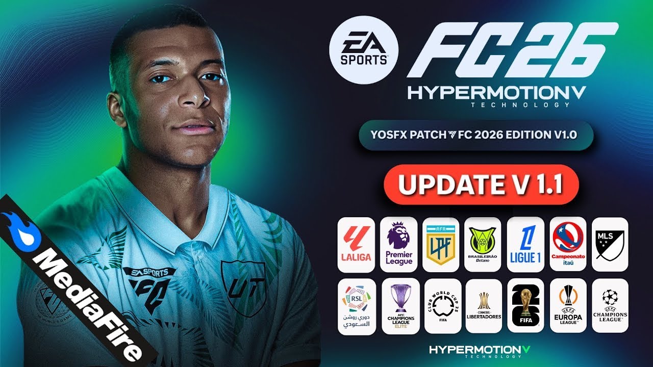 PES 2017 YosfX Patch - FC 2026 Edition V1.1 - (Download & Install ...