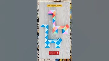 How to make a Dinosaur by magic snake cube #shorts #shortsfeed #magicsnake #puzzle #gaming #ytshorts