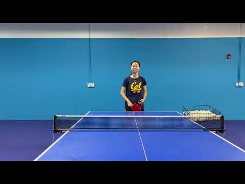 How to do Backhand Chop by Angela Guan of PongSpace