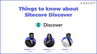 Things to know about Sitecore Discover