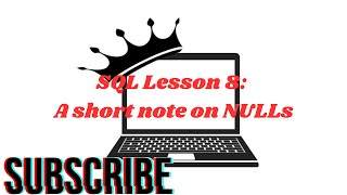 Famous SQL Lesson 8: A short note on NULLs FINAL Profile