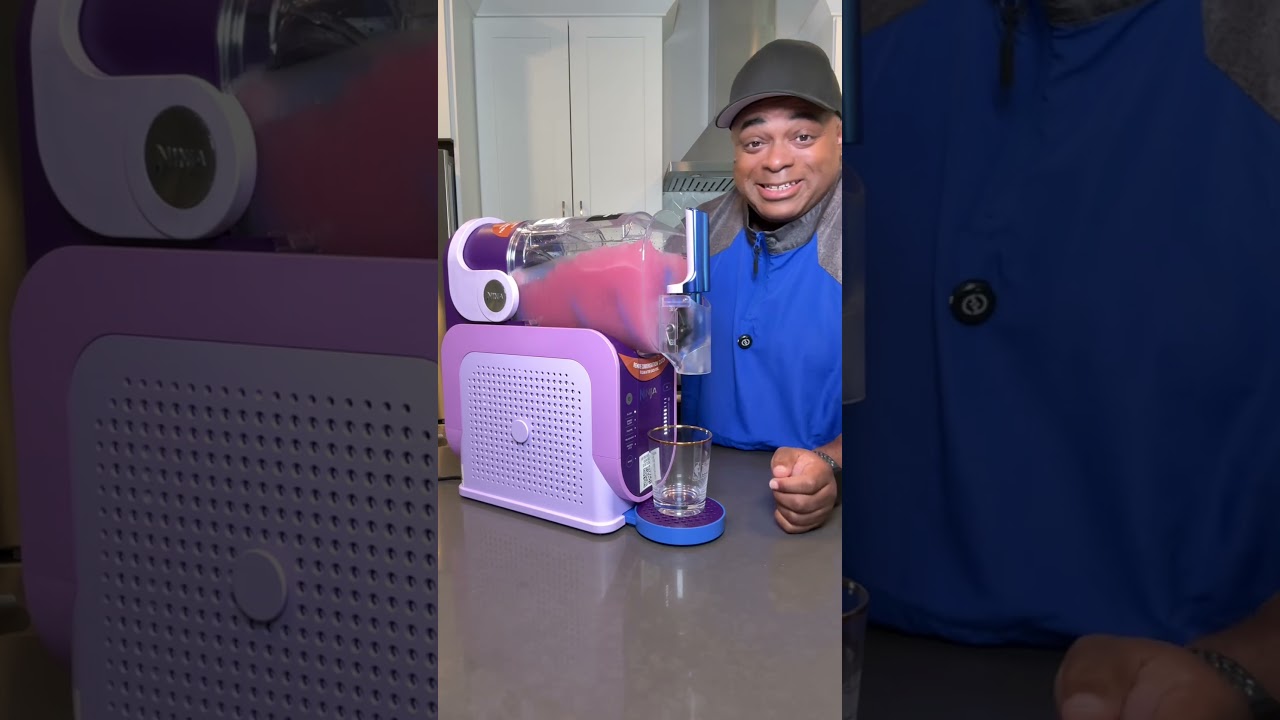 Testing out the Ninja SLUSHi! [Purple - Blueberry Tea color]