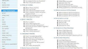 QA/QTP Testing Course Content - QA/QTP Online Training - Testing Tools Online Training and Placement