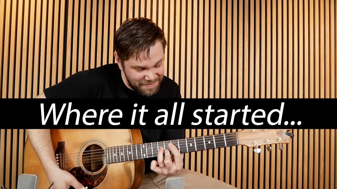 Can't believe I found this... My very first song on guitar!!! - YouTube