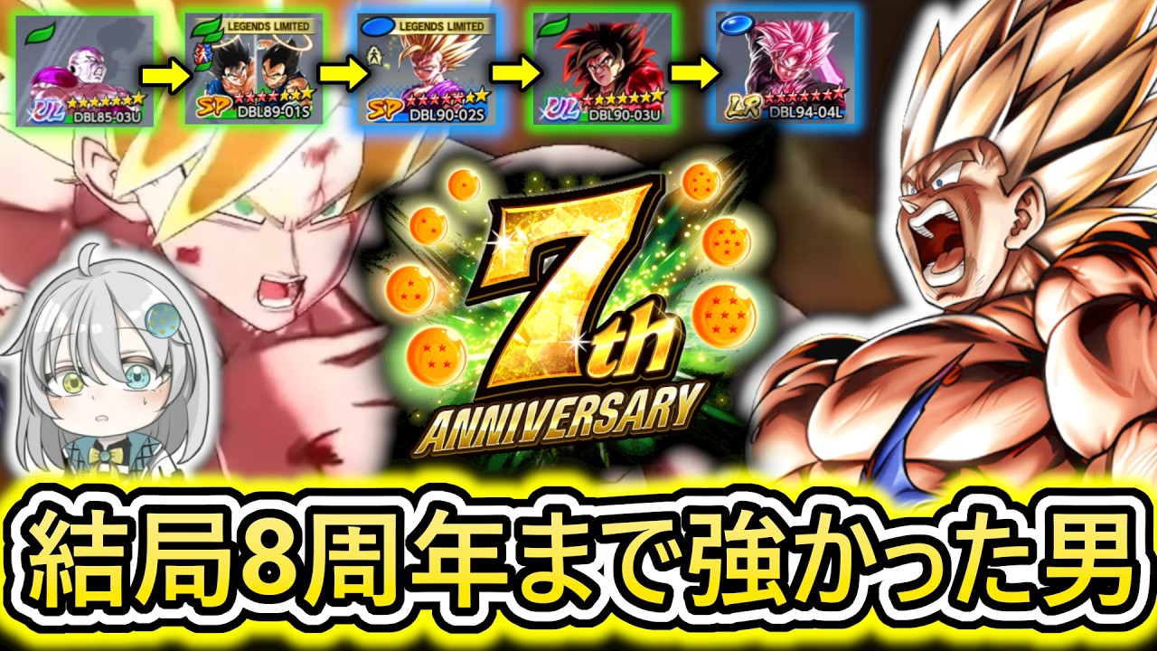 8周年まで新キャラなし】UL激怒悟空さんが7th→8thまで環境上位に